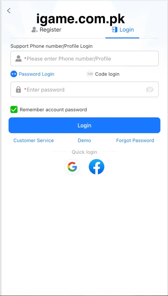1jj Game DOwnload login and register