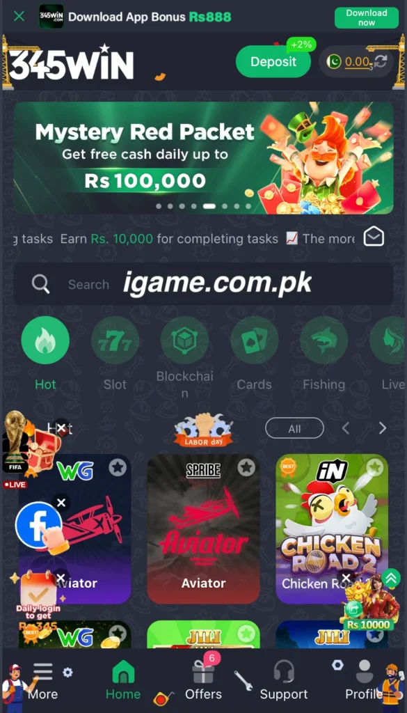 345WIn New Earning APK