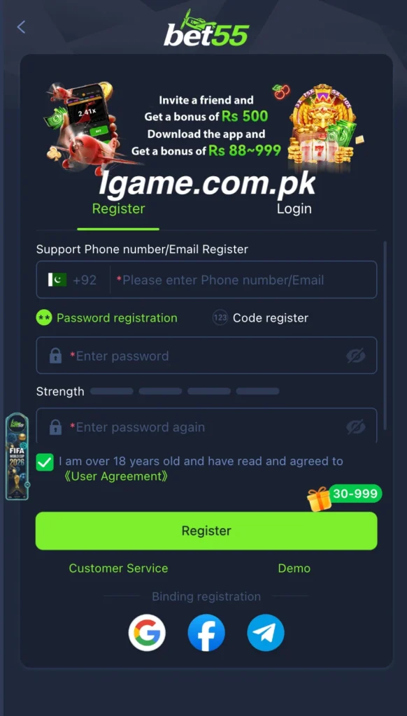 Bet55 Game APK