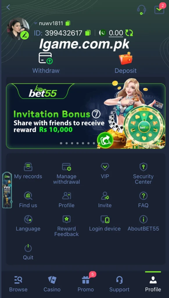 Bet55 New APP Download