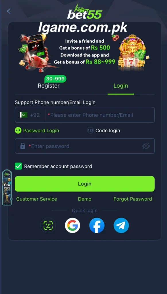 Bet55 New APP Download