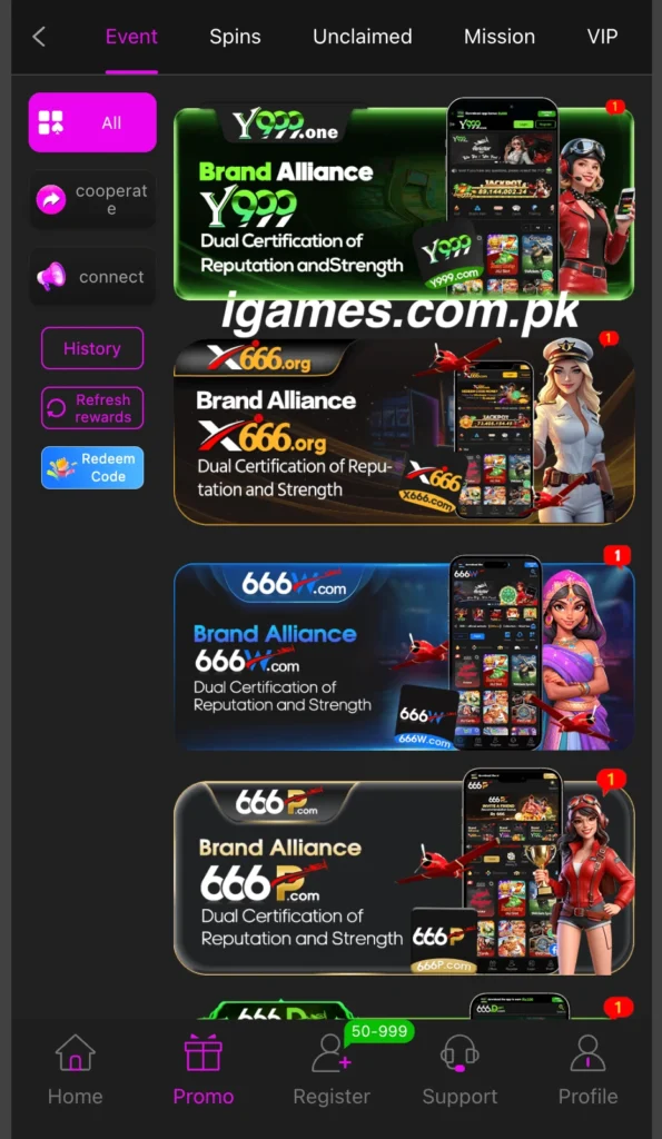 Y888 Bonuses